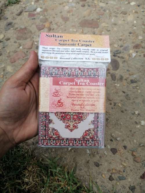 sultan carpet tea coasters