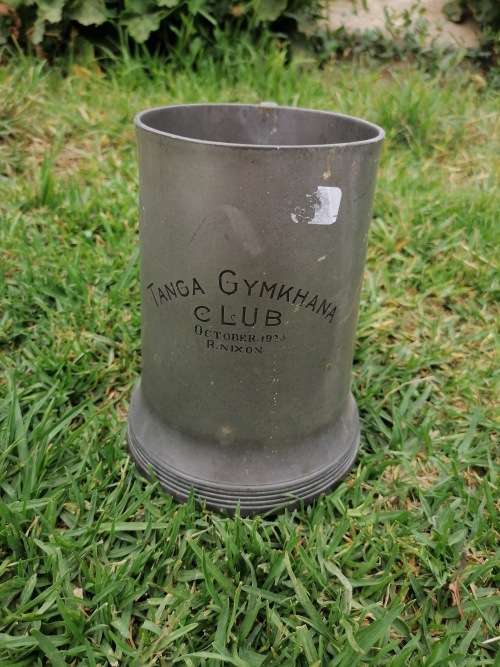 tanga gymkhana club October 1924 R. Nixson pewter