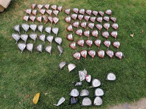 New gold club heads bid per item