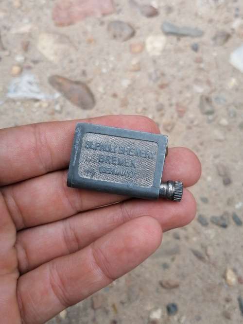 Vintage st.pauli brewery bremen germany girl brand fire starter