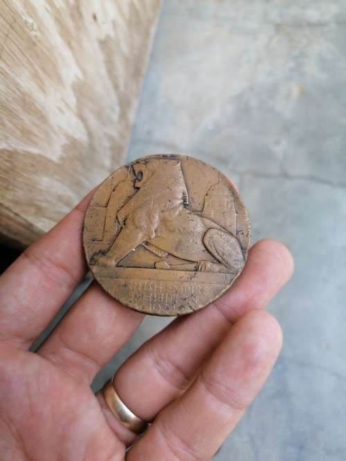 1924 Percy Metcalfe British Empire Exhibition medal