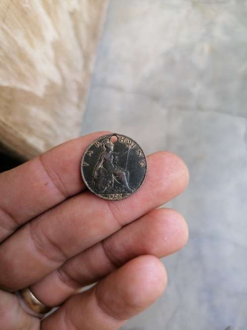Boer wat Trench art 1902 farthing
