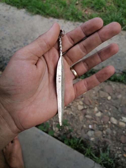 RARE patrick mavros silver bookmark