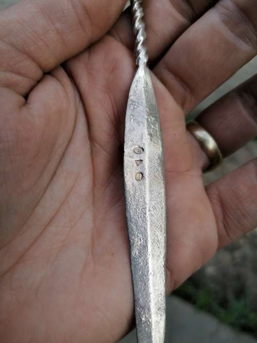 RARE patrick mavros silver bookmark