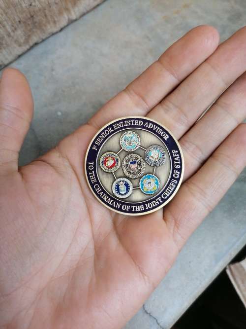 1st Senior Enlisted Advisor William J Gainey Challenge Coin