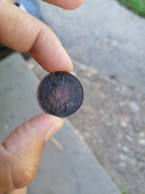 RARE 1/2 PENNY ZUID AFRIKA  1929 LOW MINTAGE 272,095
