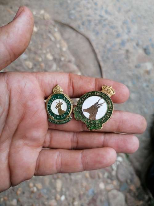 1934 South Africa British Empire Services League badges