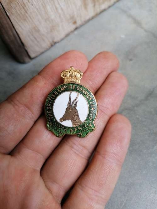 1934 South Africa British Empire Services League badges