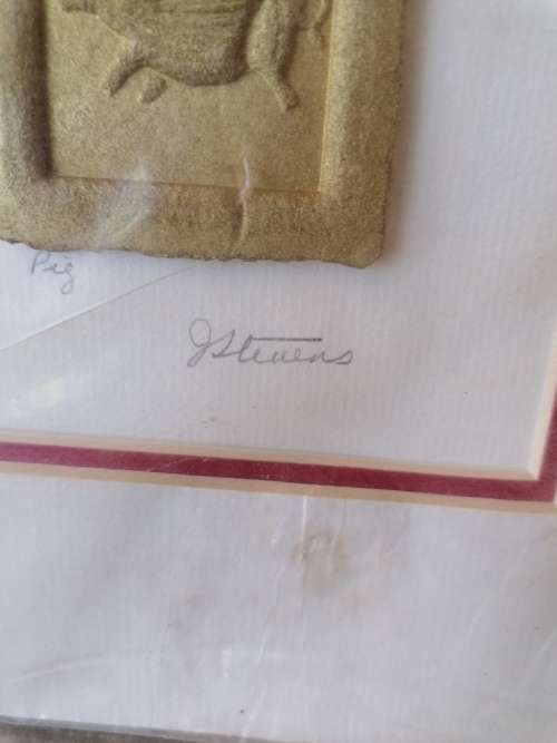 JANICE STEVENS NATIONAL ART PIECE SIGNED