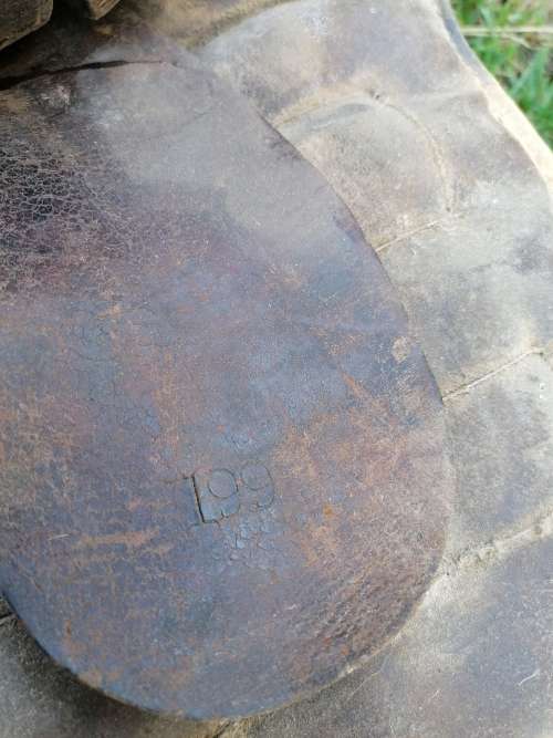 Old horse Sadle ect. We`re told its from ww2. Needs restoration