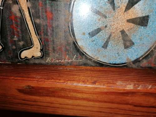 Painting on tiles