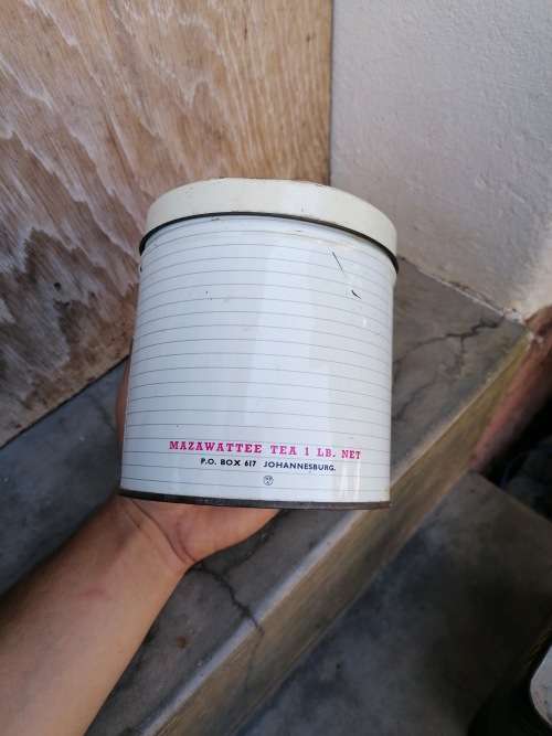 1 lb mazawattee tin