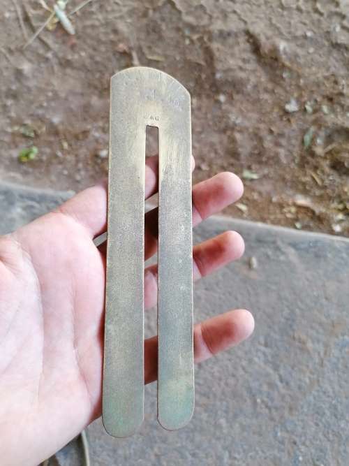Antique military button cleaner belonged J. A KRUGER