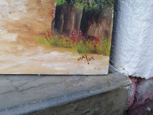 Original major antique painting