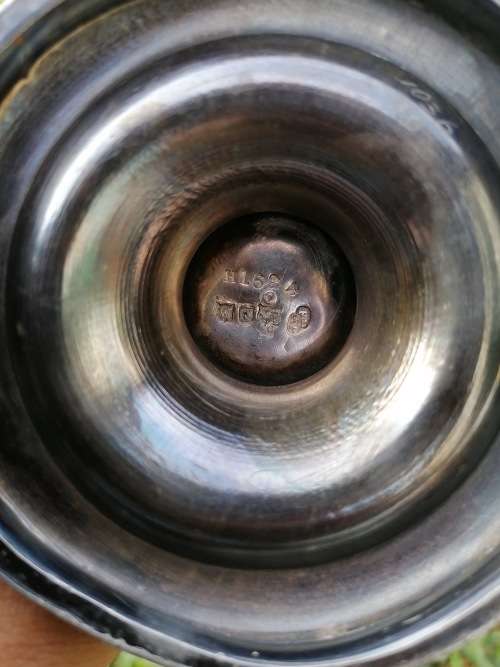Lovely antique silver plated item Do have a dent on one side and foot piece