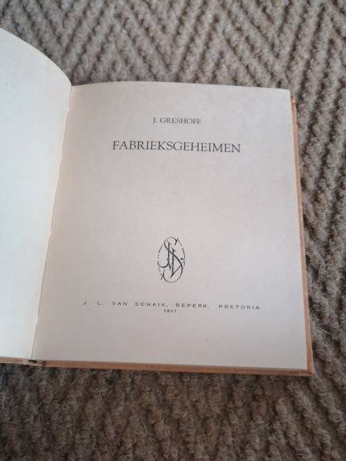 fabrieksgeheimen door j.greshoff