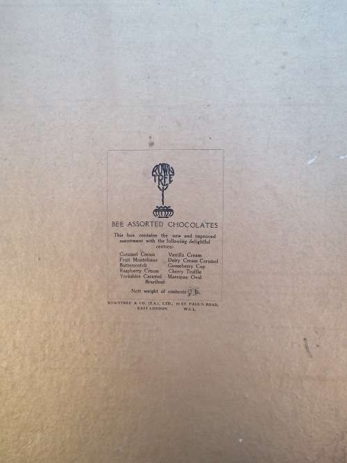 Vintage chocolate box