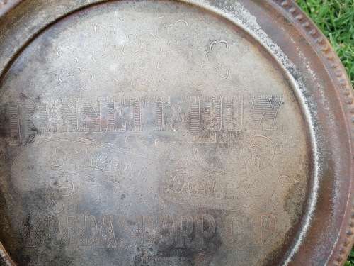 bennett and louw general dealers bredasdorp Vintage Plate