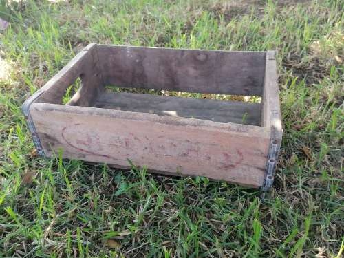 Vintage Dixie cola wood crate