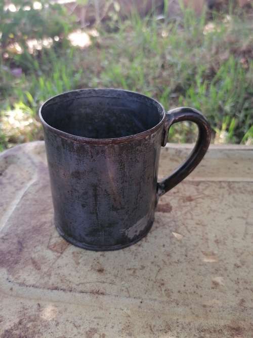 Volk art handmade cup