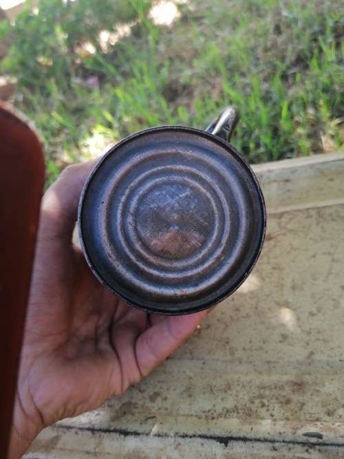 Volk art handmade cup