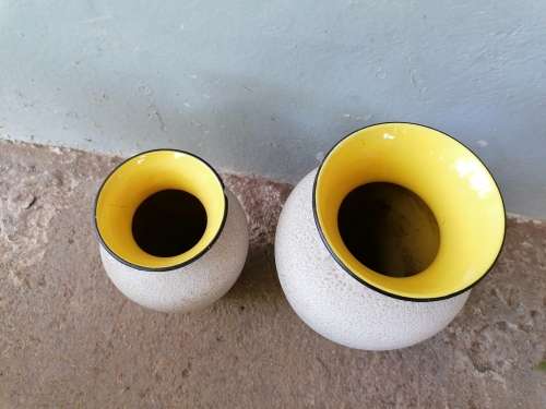 Vintage made in Germany vases the small one have a chip