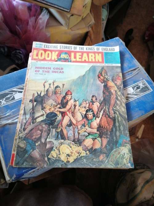 NOT SEEN MUCH THESE DAYS.1960S LOOK AND LEARN BOOK(72)