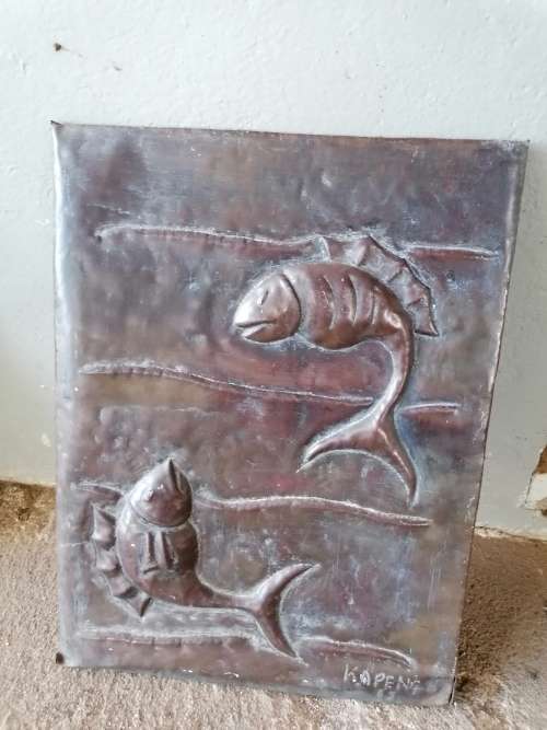 BEAUTIFUL HAND-BEATEN COPPER ART WORK!! *SIGNED*