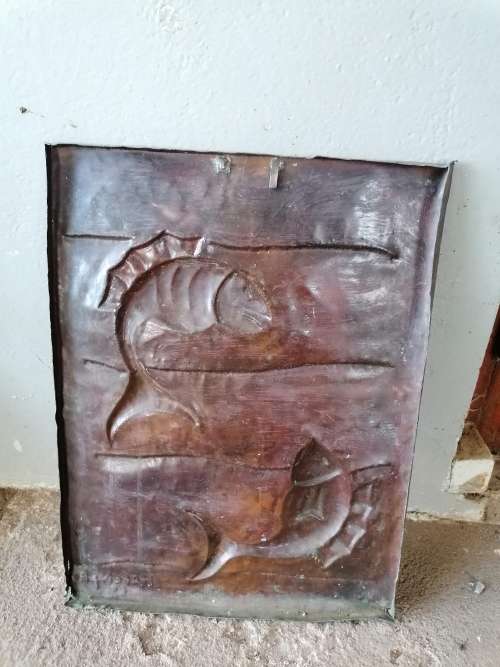 BEAUTIFUL HAND-BEATEN COPPER ART WORK!! *SIGNED*