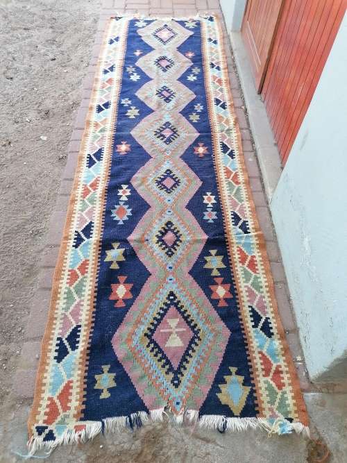 Persian Qashqai kilim region runner 3m Over 40 years old