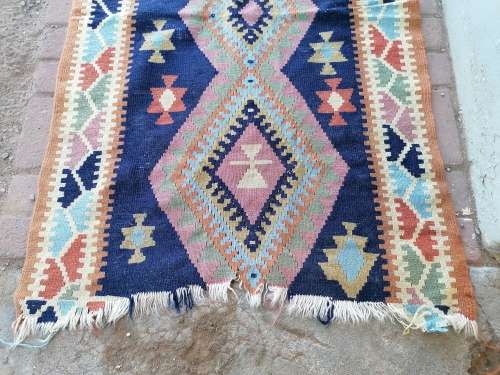 Persian Qashqai kilim region runner 3m Over 40 years old