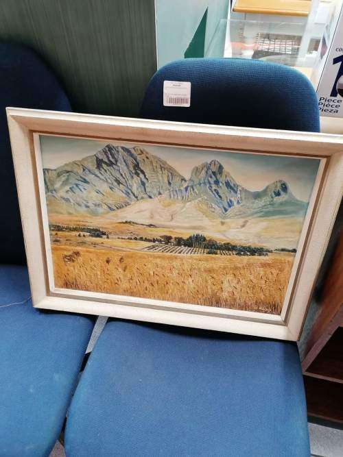 Lovely vintage painting by A. Makey 65cm x 47cm 54cm x 38cm