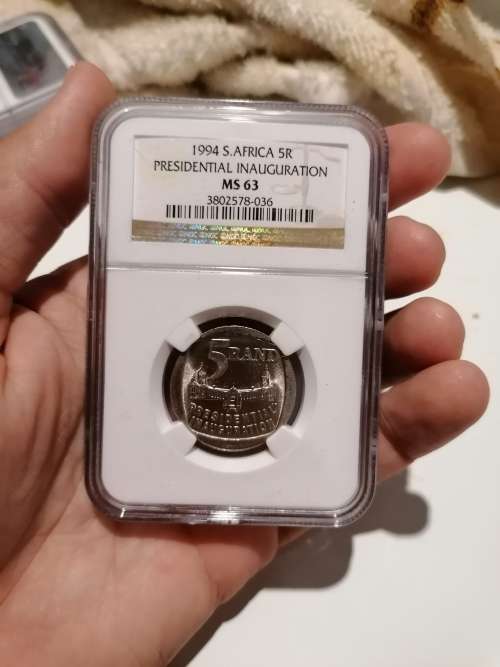 1994 graded R5 coins collection