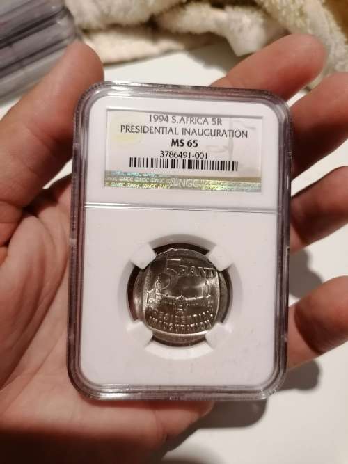 1994 graded R5 coins collection