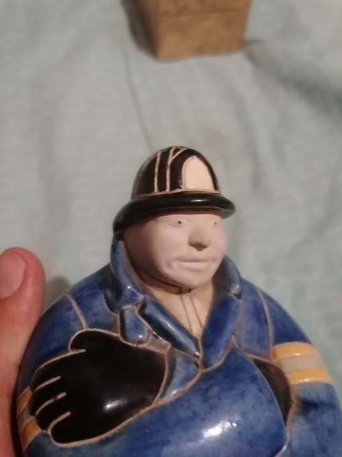Stunning pottery figure