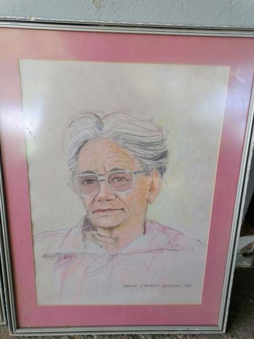 STUNNING SET OF PASTEL DRAWINGS BY WELL KNOWN ROELOF ROSSOUW