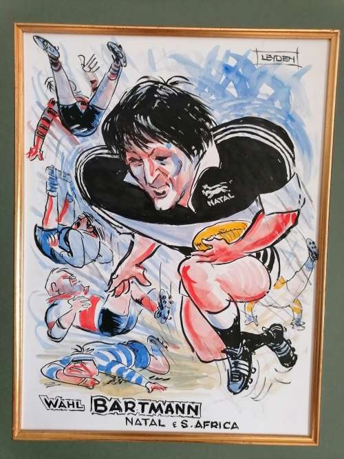 Jock Leyden(1908 - 2000)- Original Cartoon by this Internationally Acclaimed Cartoonist 55cm x 46cm