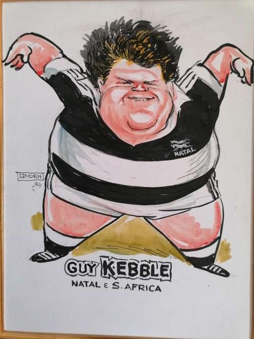 Jock Leyden(1908 - 2000)- Original Cartoon by this Internationally Acclaimed Cartoonist 55cm x 46cm