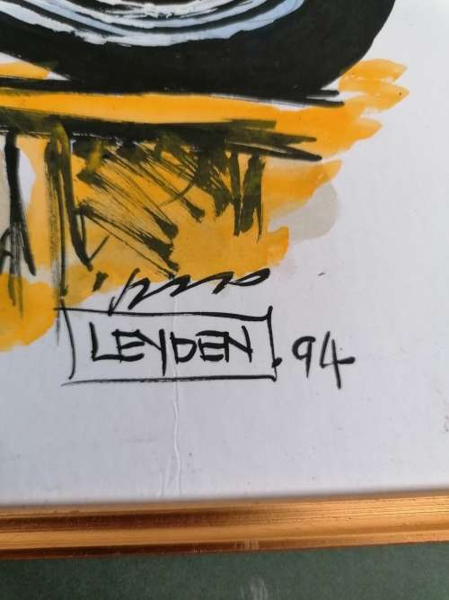 Jock Leyden(1908 - 2000)- Original Cartoon by this Internationally Acclaimed Cartoonist 55cm x 46cm