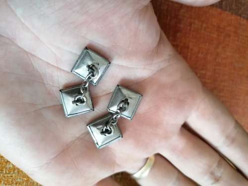 Cufflinks belonged to old springbok HANNES BREWIS