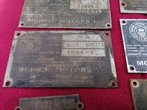 Old morris memrobilia