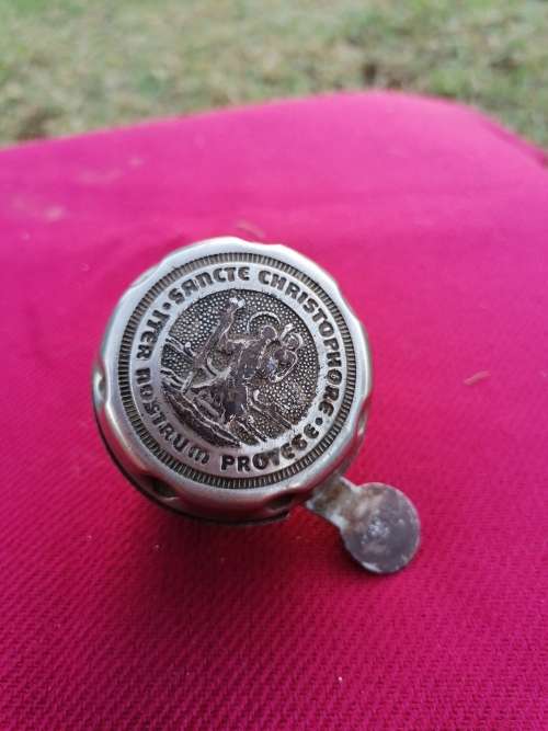 VINTAGE ST. CHRISTOPHER BICYCLE BELL