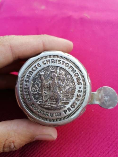VINTAGE ST. CHRISTOPHER BICYCLE BELL