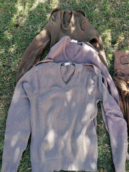 Old SA military clothing job lot