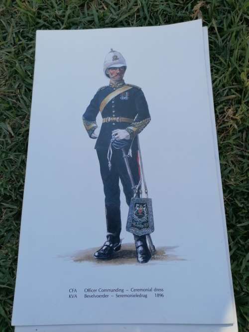 Members of Cape Field Artillery depicted