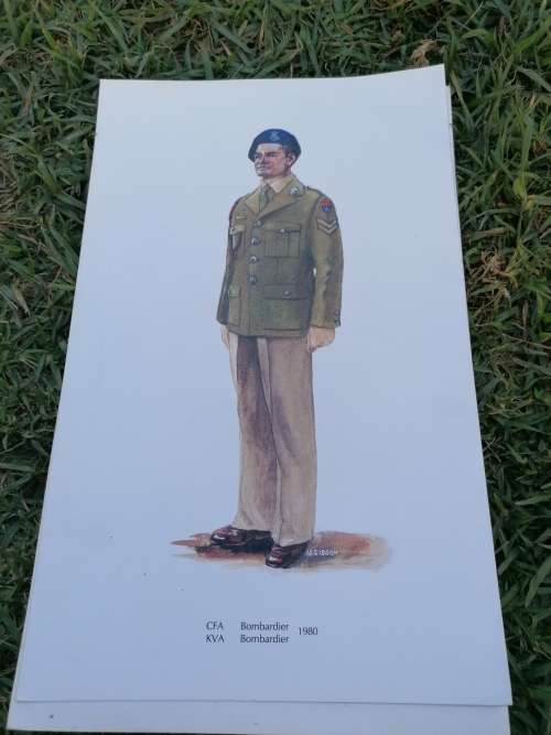 Members of Cape Field Artillery depicted