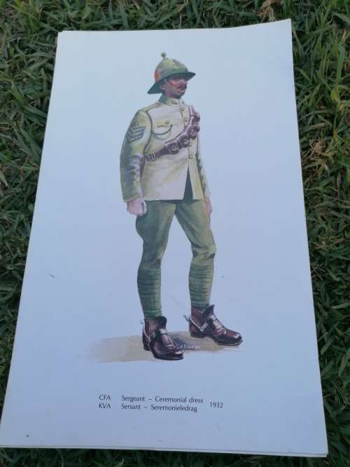 Members of Cape Field Artillery depicted