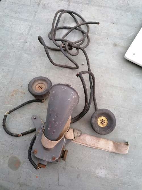 Rare find A Sound powered telephone unit. common use on naval ships