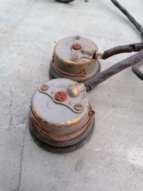 Rare find A Sound powered telephone unit. common use on naval ships