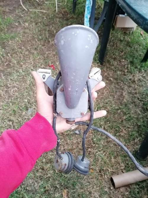 Rare find A Sound powered telephone unit. common use on naval ships